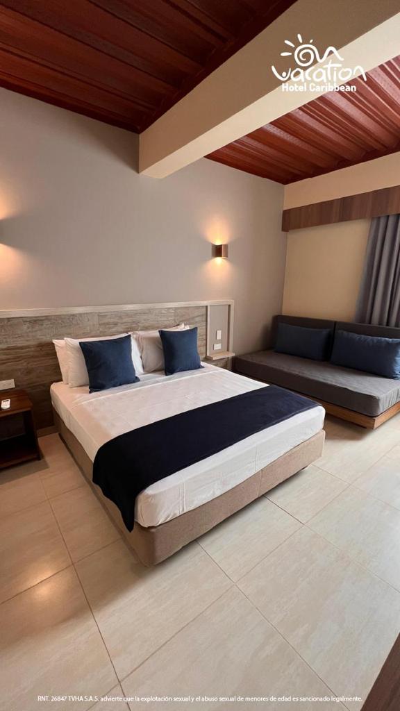 Habitación del Hotel Caribbean la cual podrás disfrutar con nuestros planes turísticos